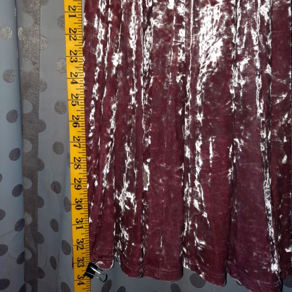 AMERICAN EAGLE OUTFITTERS Velour Strappy Mini Dress XS - Picture 8 of 14
